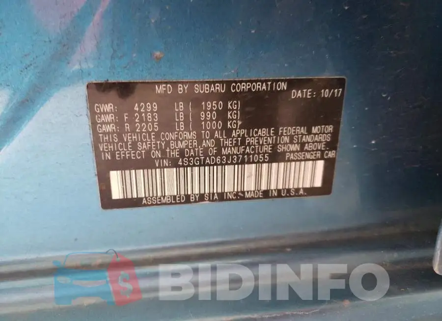 4S3GTAD63J3711055 Photo# 13