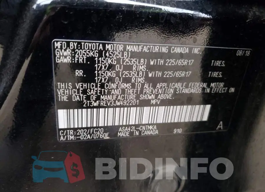 2T3WFREV3JW492201 Photo# 10