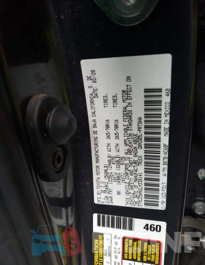 3TMCZ5AN2LM338141 Photo# 13