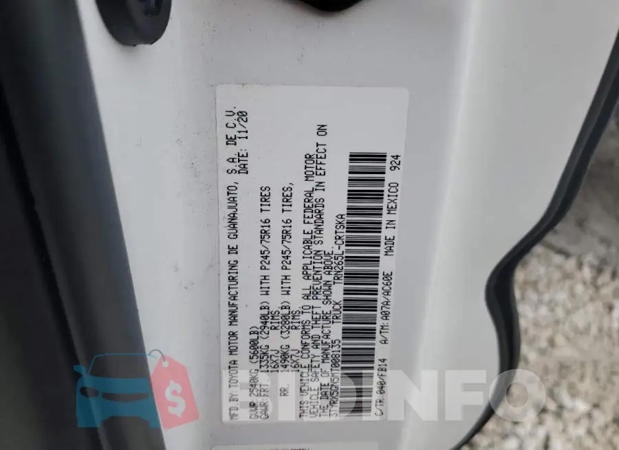 3TYRX5GN5MT008135 Photo# 12