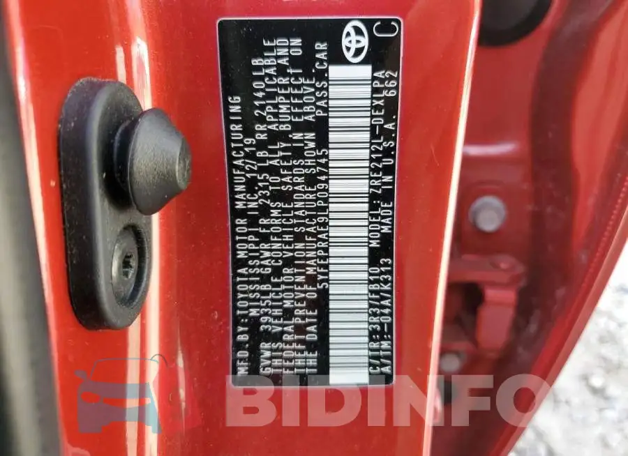 5YFEPRAE9LP094745 Photo# 13