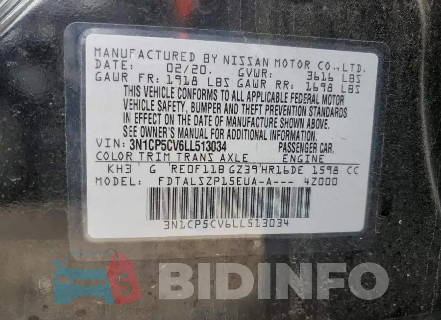 3N1CP5CV6LL513034 Photo# 12