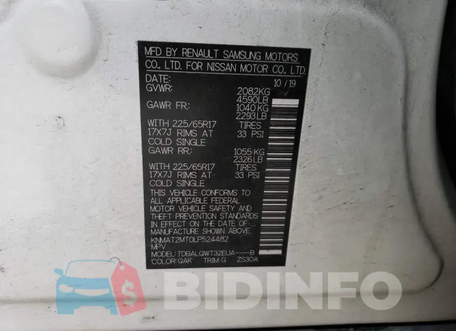 KNMAT2MT0LP524482 Photo# 14