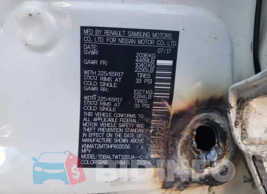 KNMAT2MT5HP603556 Photo# 13