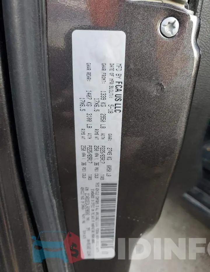 2C4RDGEGXJR298302 Photo# 10