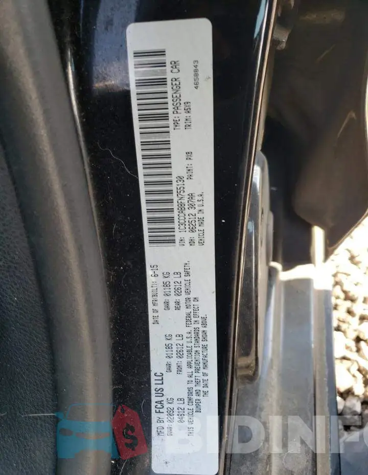 1C3CCCAB8FN755130 Photo# 10