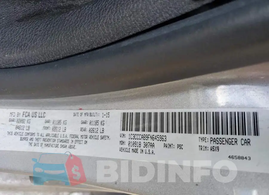 1C3CCCAB9FN645963 Photo# 10