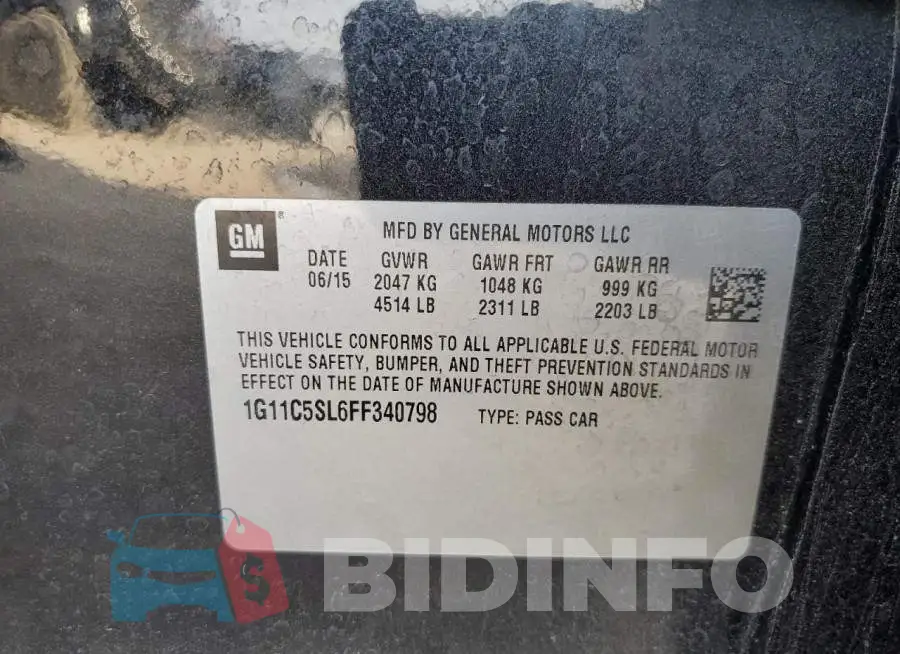 1G11C5SL6FF340798 Photo# 10