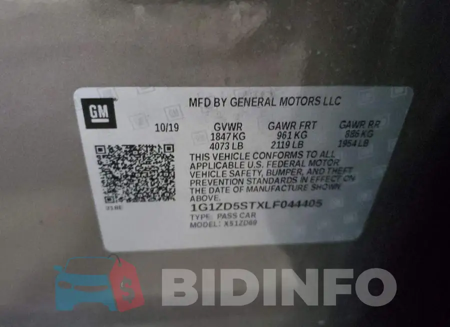 1G1ZD5STXLF044405 Photo# 12