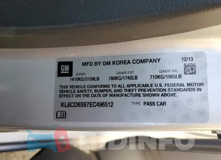 KL8CD6S97EC496512 Photo# 12