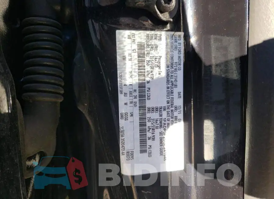 1FADP3F25GL241946 Photo# 12