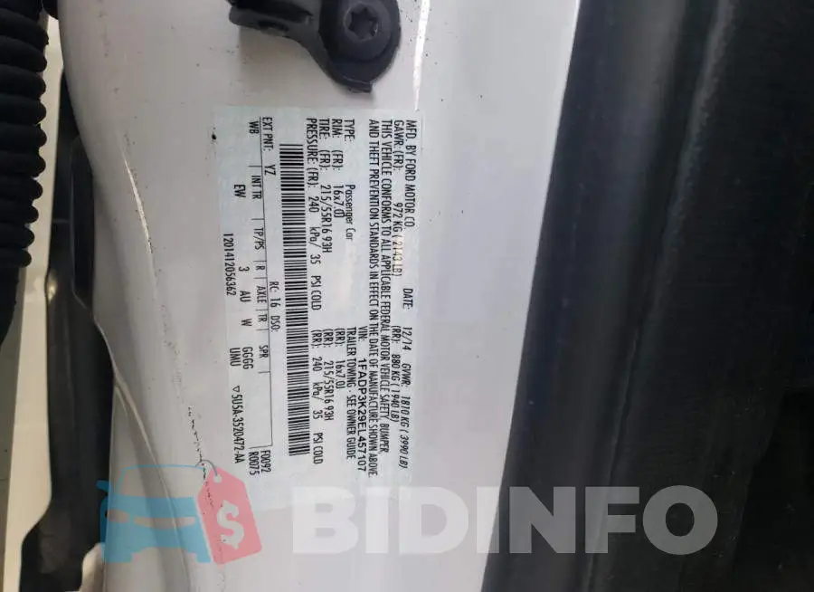 1FADP3K29EL457107 Photo# 13