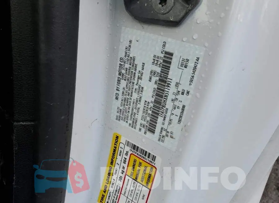 1FATP8UHXN5119911 Photo# 13