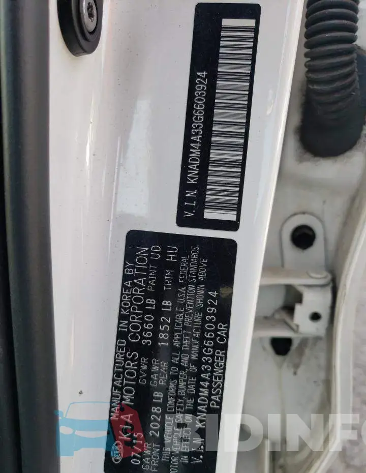KNADM4A33G6603924 Photo# 10