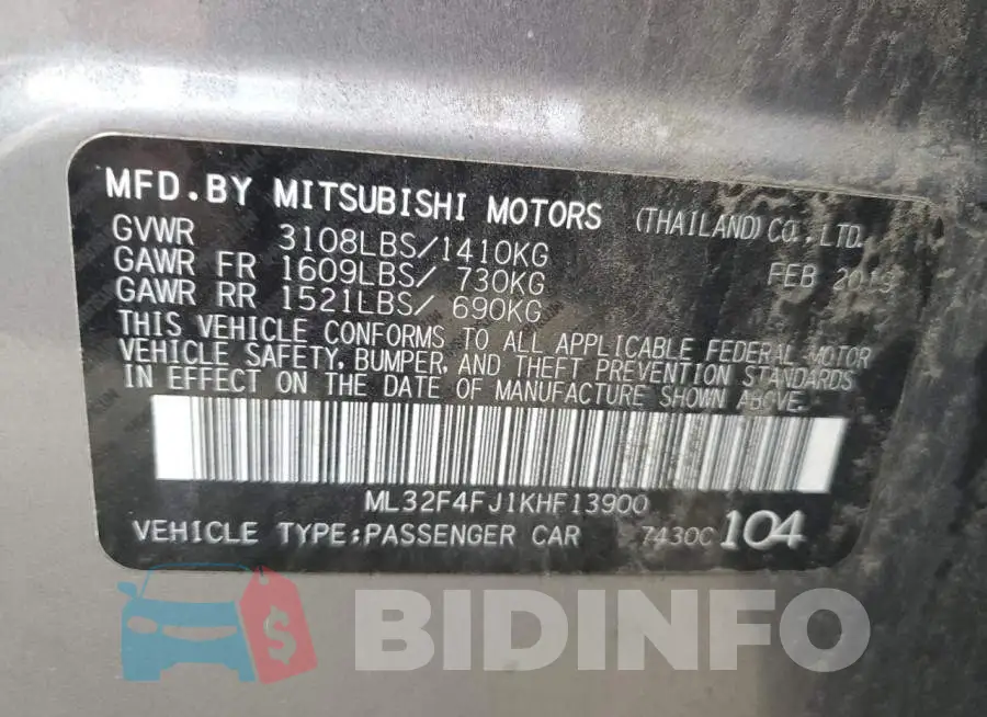 ML32F4FJ1KHF13900 Photo# 12