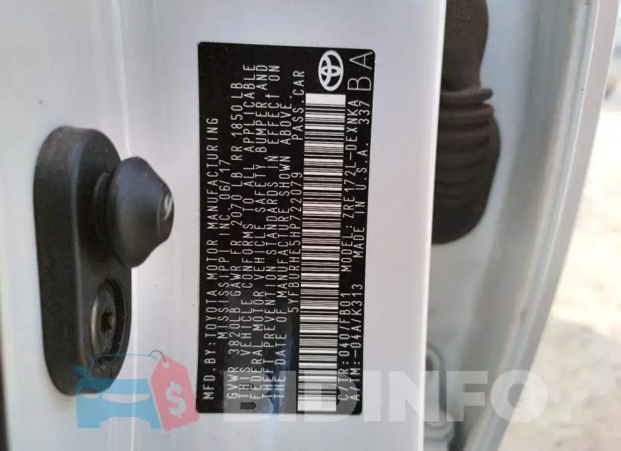 5YFBURHE5HP722079 Photo# 12