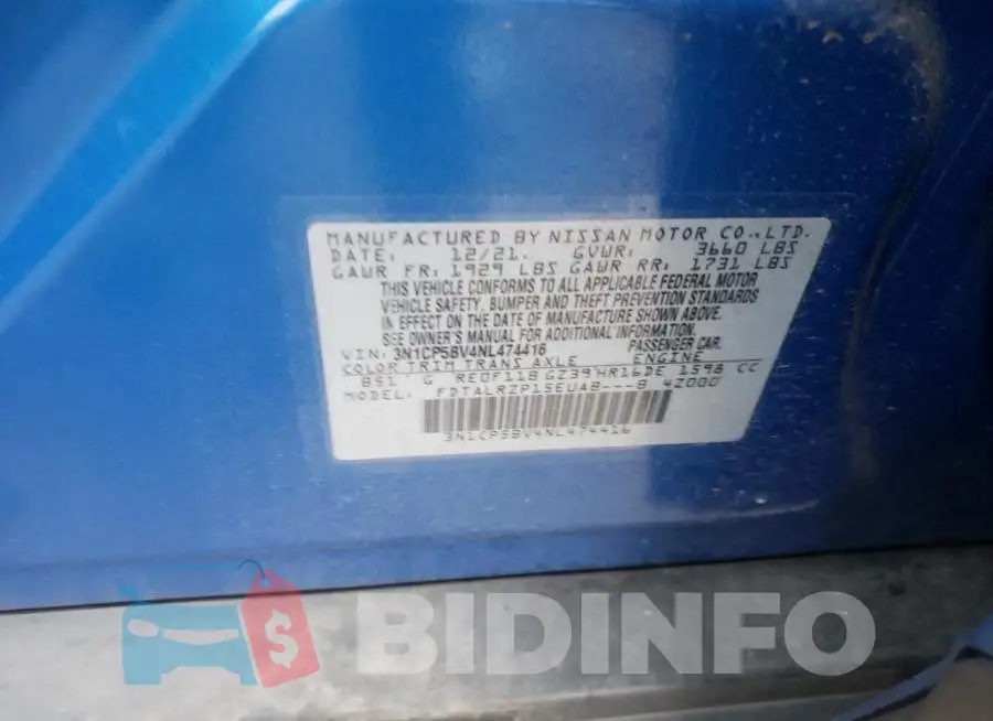 3N1CP5BV4NL474416 Photo# 12