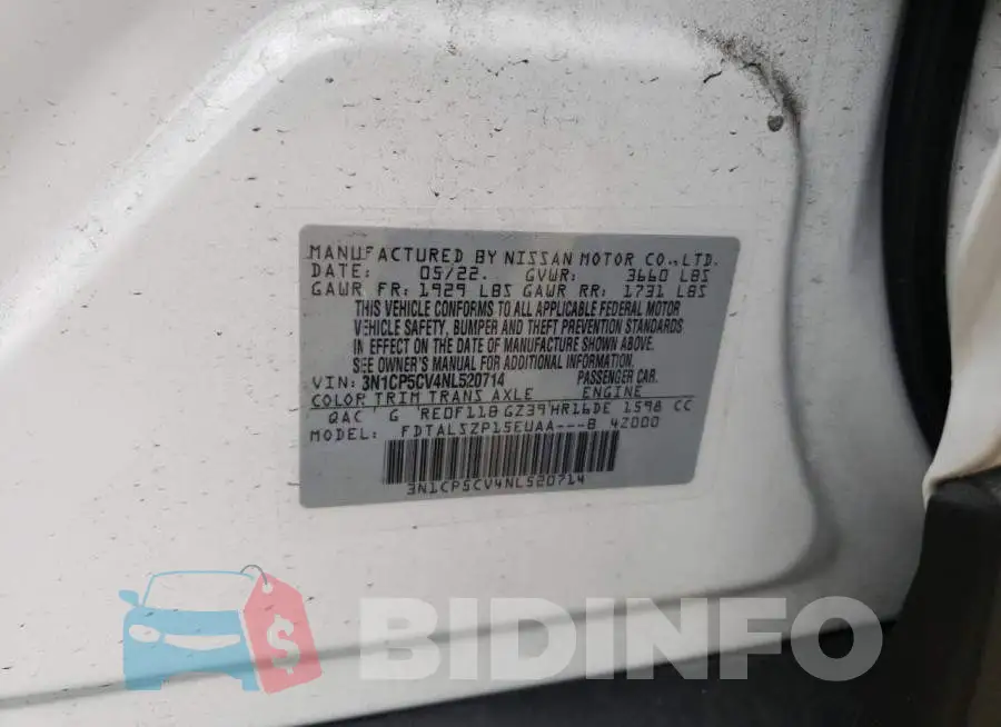 3N1CP5CV4NL520714 Photo# 13