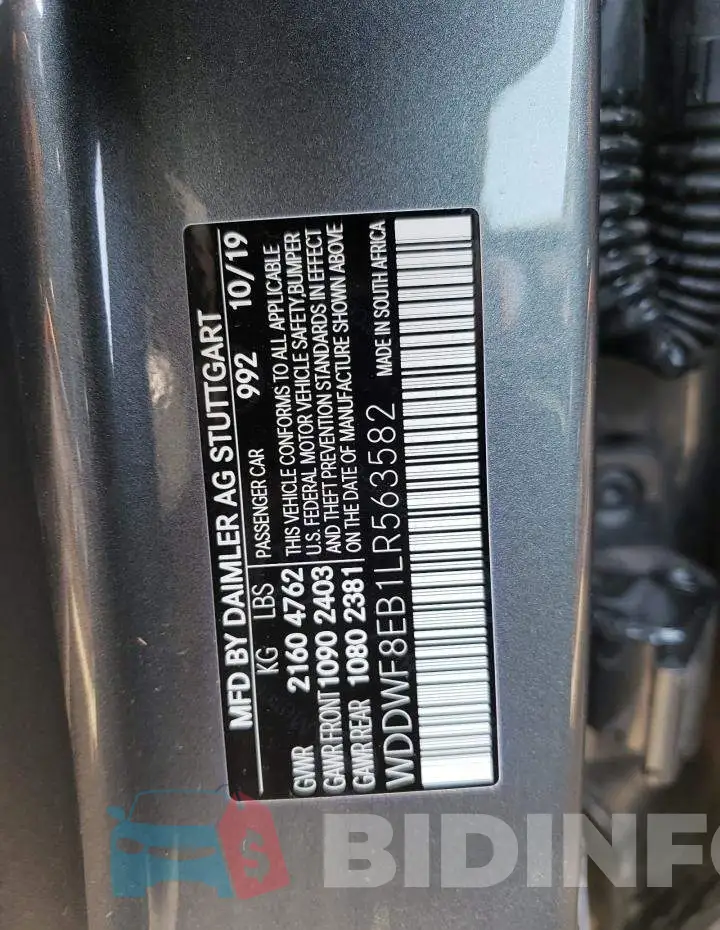 WDDWF8EB1LR563582 Photo# 10