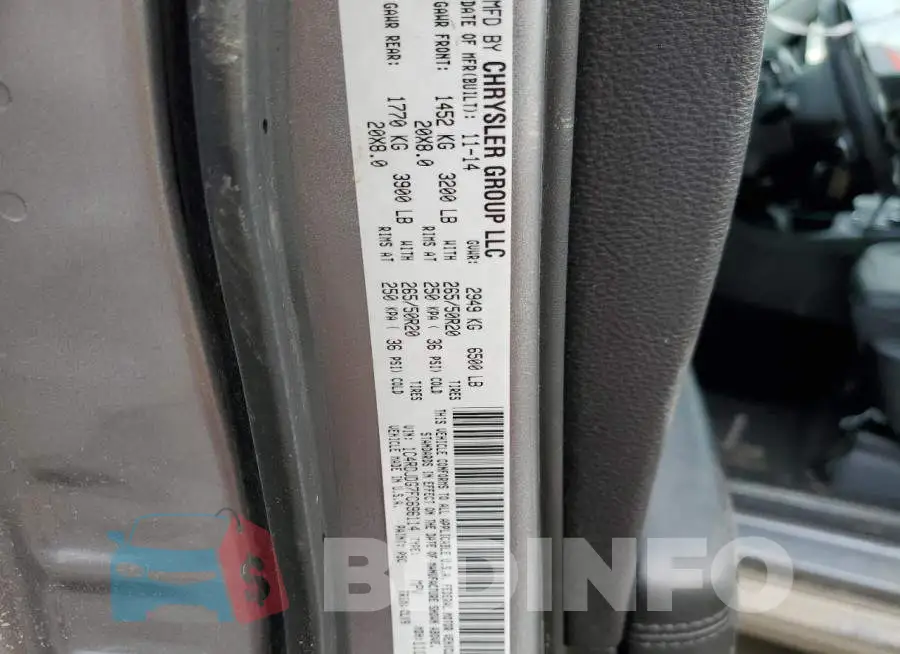 1C4RDJDG7FC696114 Photo# 12