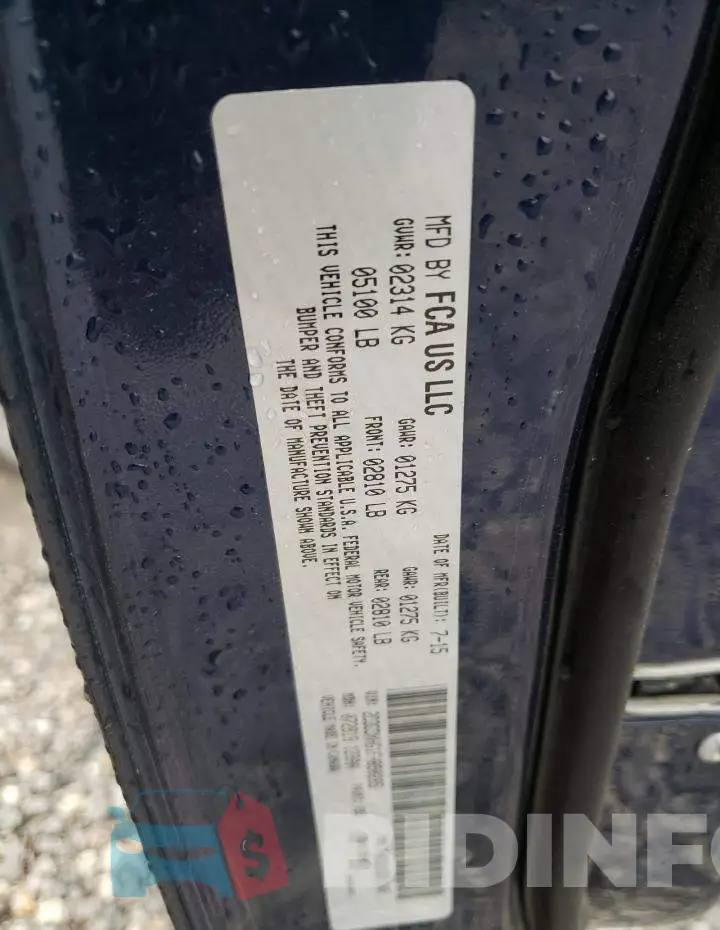 2C3CDXHG1FH890285 Photo# 10