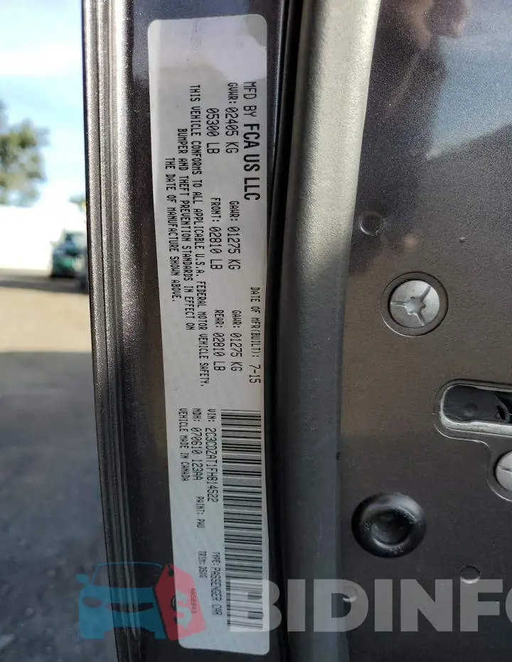 2C3CDZAT1FH814522 Photo# 12
