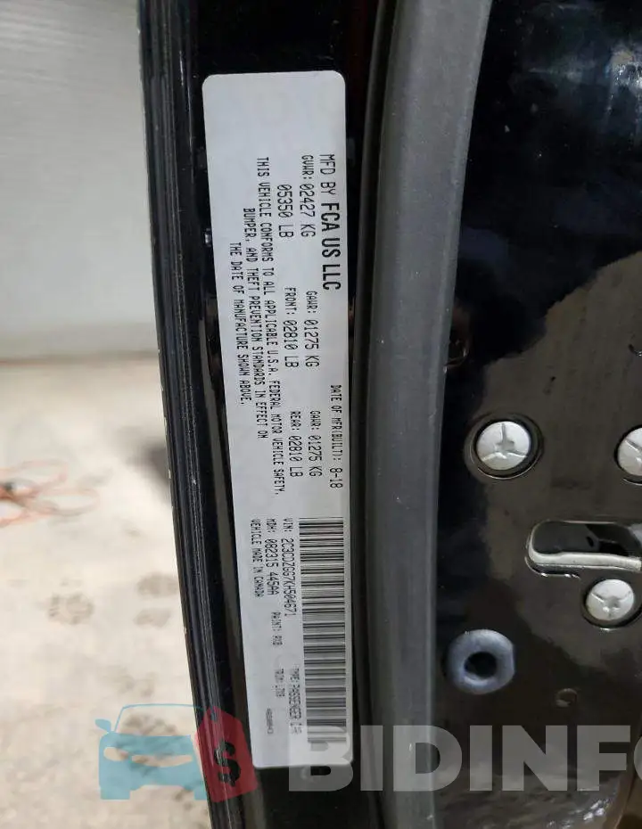 2C3CDZGG7KH504671 Photo# 12