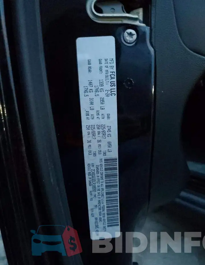 2C4RDGEG3LR189392 Photo# 13
