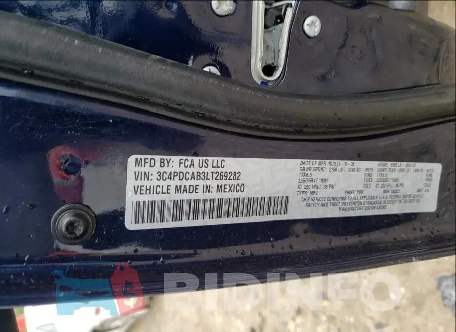 3C4PDCAB3LT269282 Photo# 10