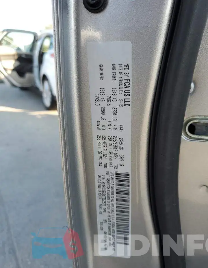 3C4PDCBB3KT862573 Photo# 13