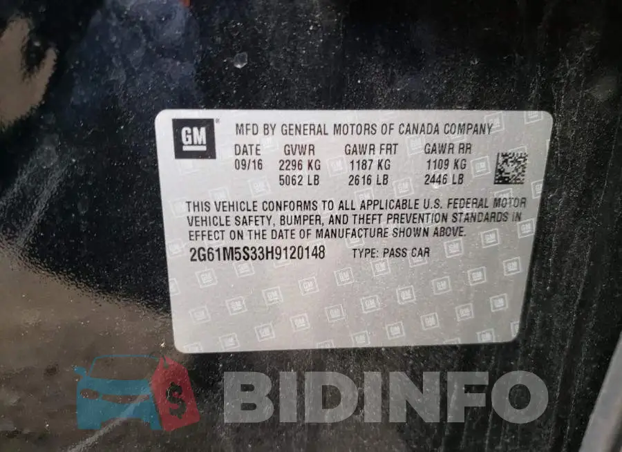 2G61M5S33H9120148 Photo# 10