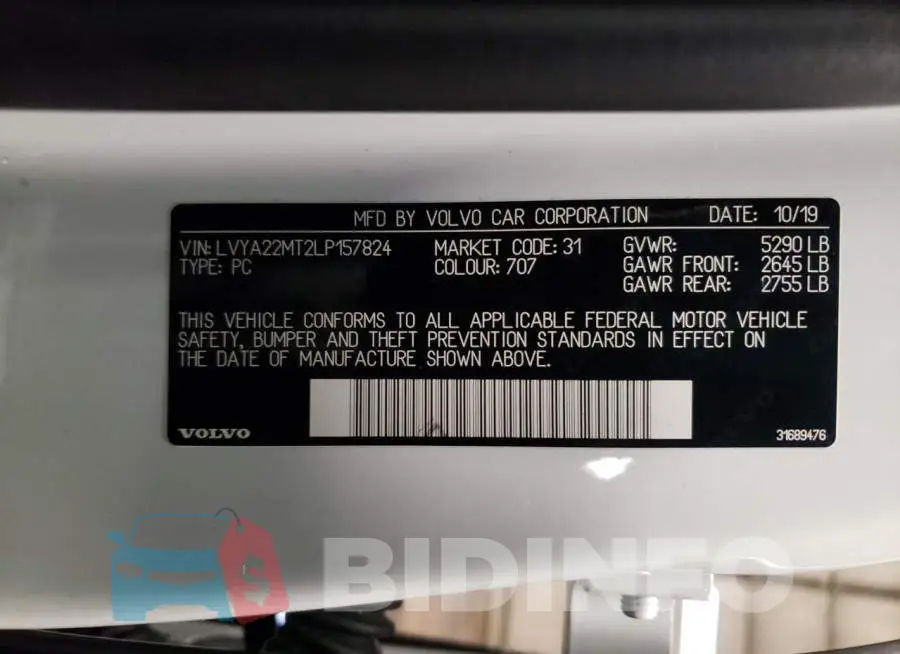 LVYA22MT2LP157824 Photo# 12