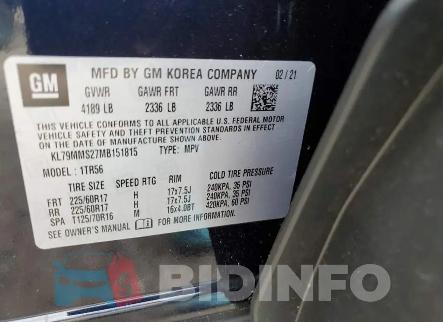 KL79MMS27MB151815 Photo# 10