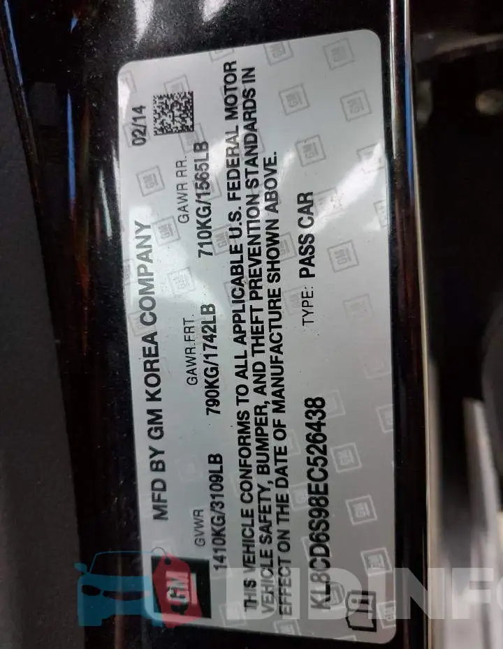 KL8CD6S98EC526438 Photo# 12