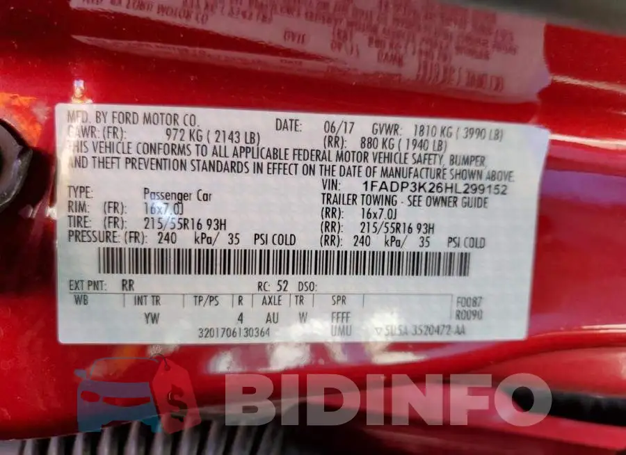 1FADP3K26HL299152 Photo# 13