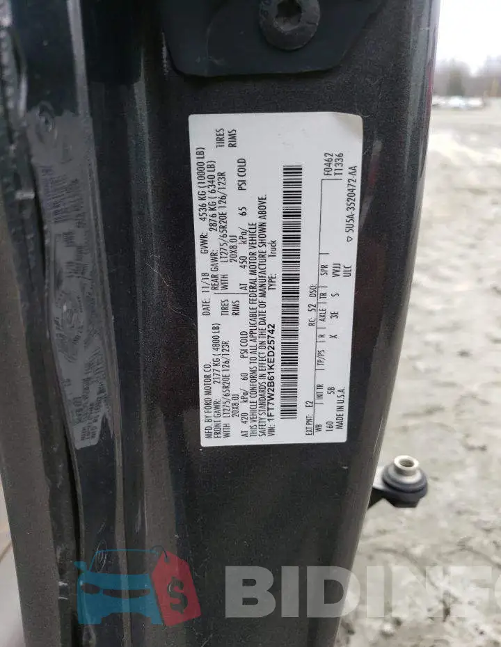 1FT7W2B61KED25742 Photo# 10