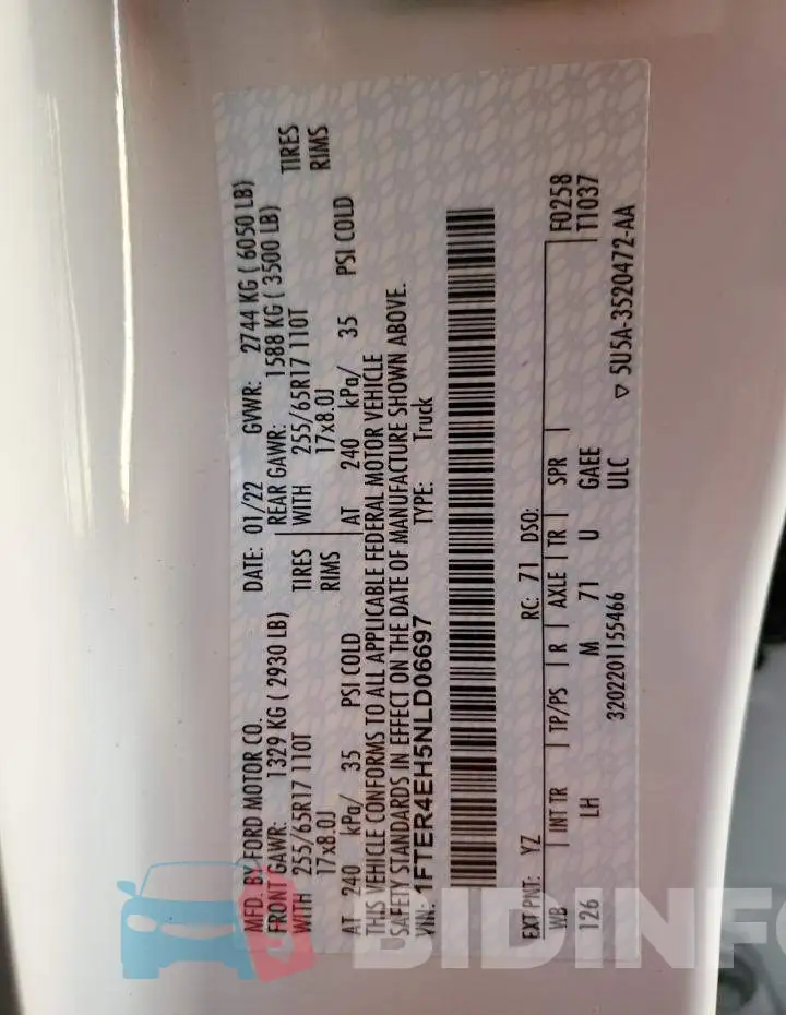 1FTER4EH5NLD06697 Photo# 13