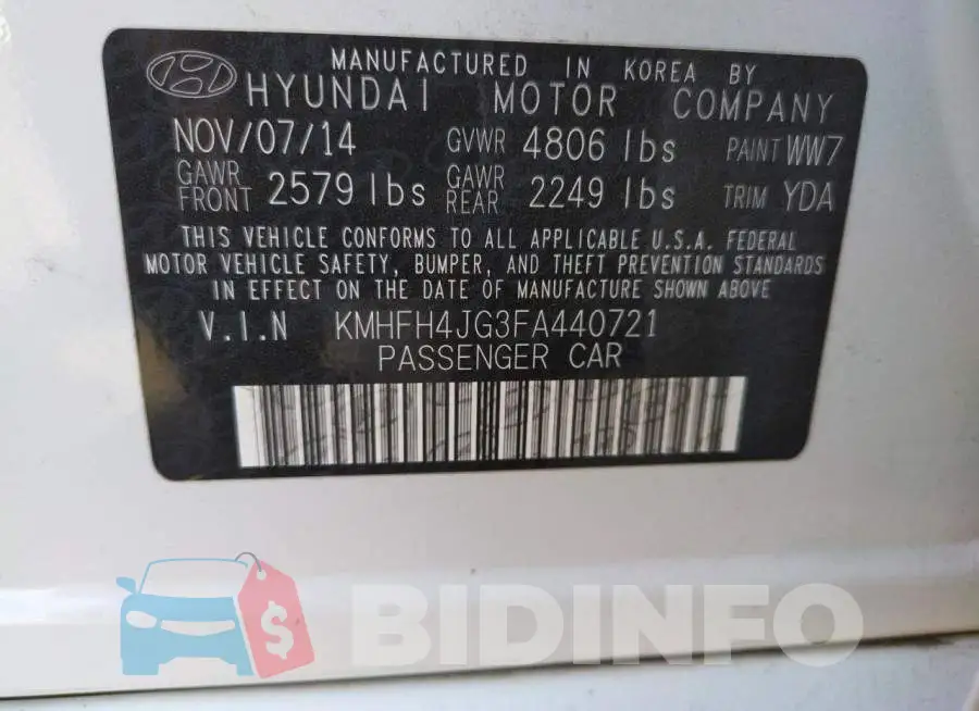KMHFH4JG3FA440721 Photo# 10
