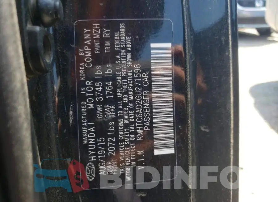 KMHTC6AD2GU271598 Photo# 10