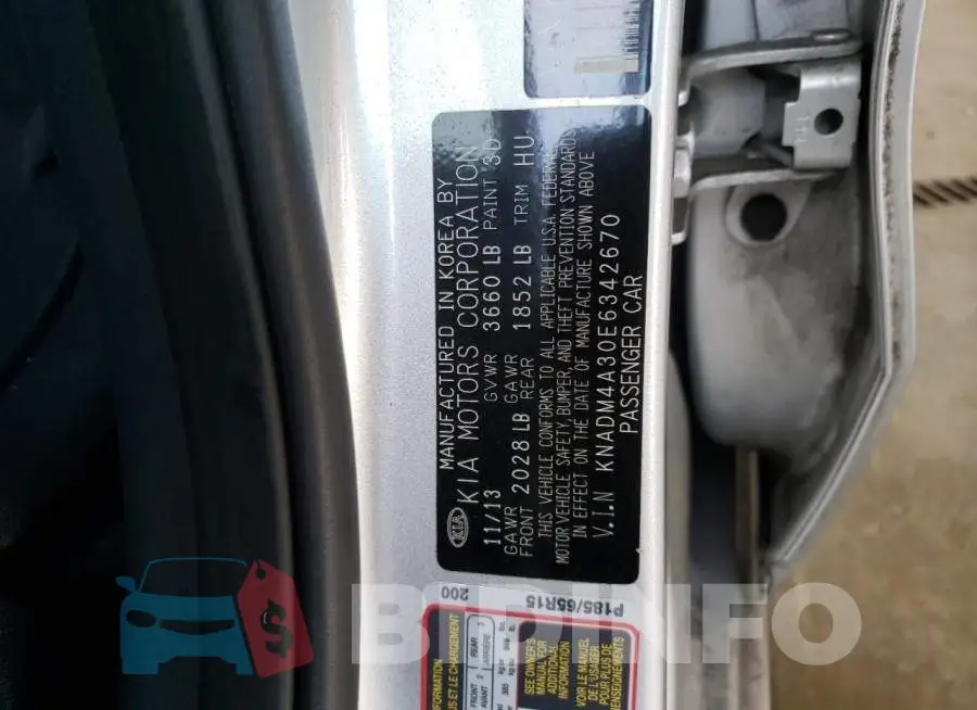 KNADM4A30E6342670 Photo# 10