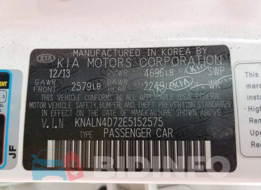 KNALN4D72E5152575 Photo# 10