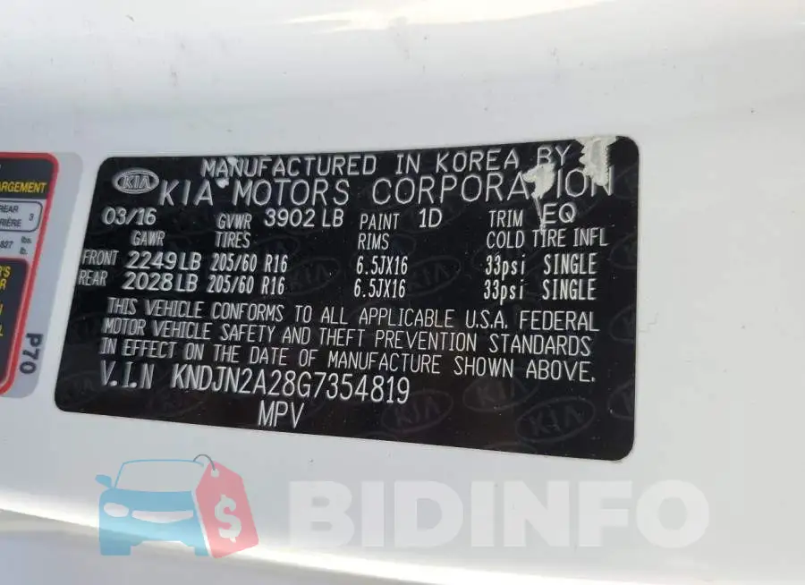 KNDJN2A28G7354819 Photo# 10