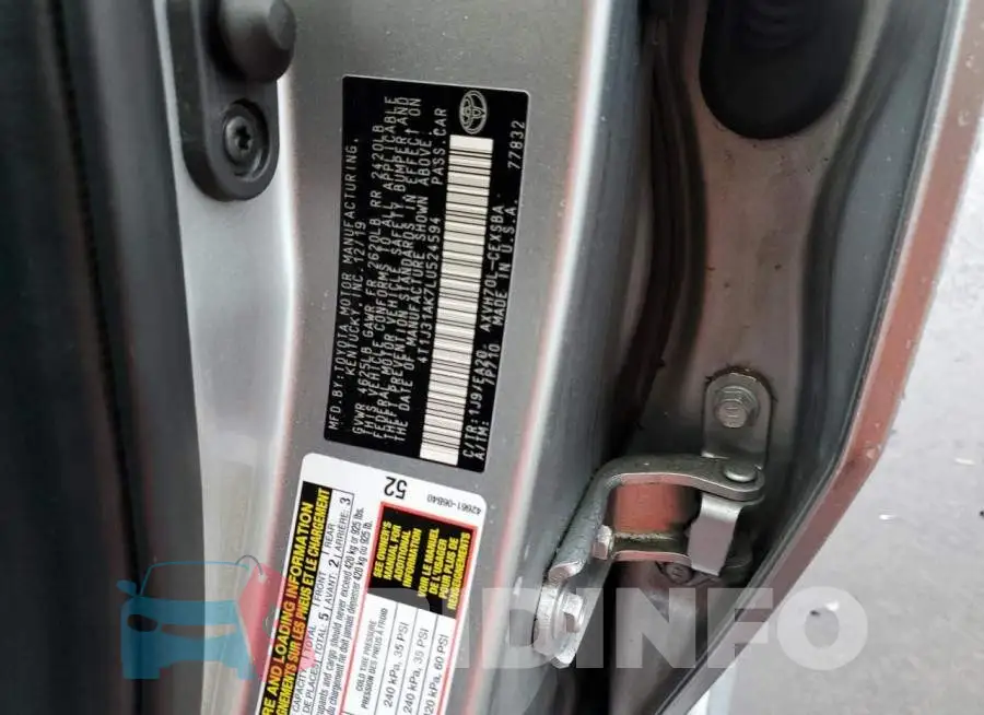 4T1J31AK7LU524594 Photo# 10