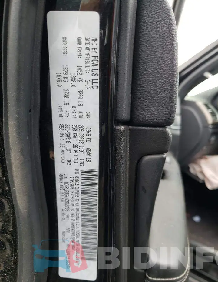 1C4RJFBG4HC812235 Photo# 10
