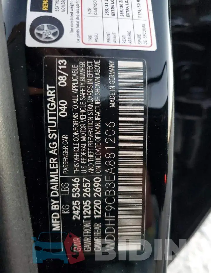 WDDHF9CB3EA881206 Photo# 12
