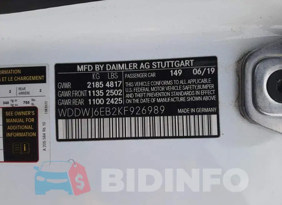 WDDWJ6EB2KF926989 Photo# 10