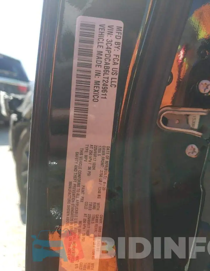 3C4PDCAB6LT249611 Photo# 10