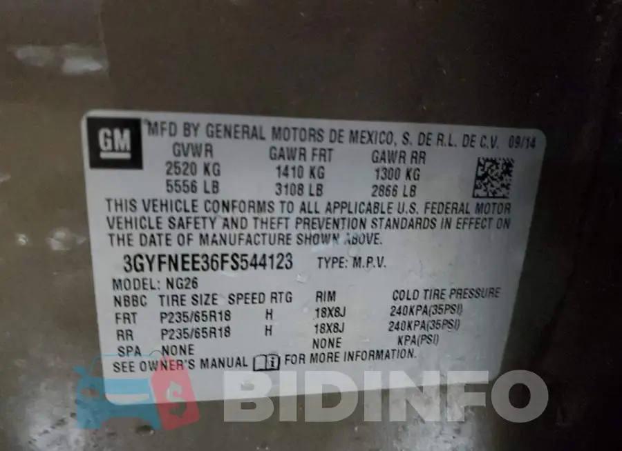 3GYFNEE36FS544123 Photo# 13