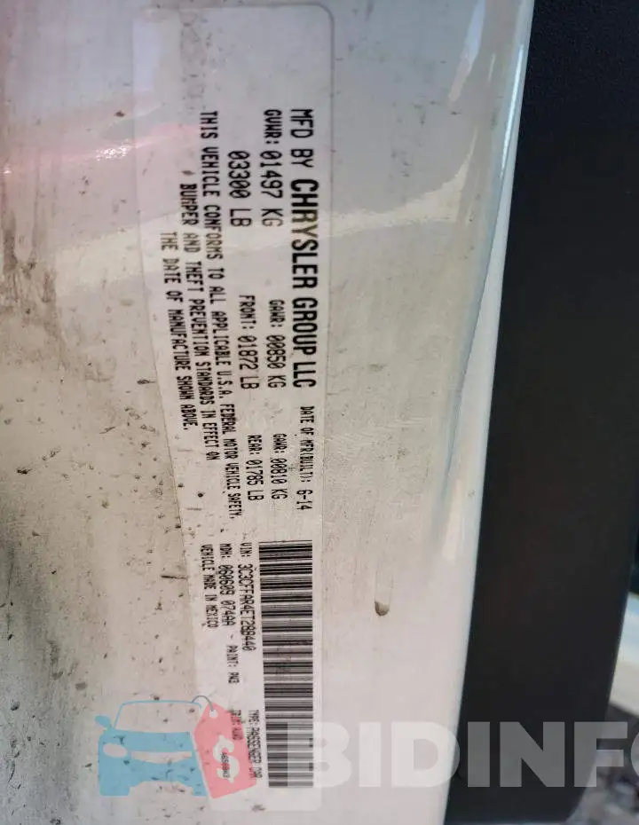 3C3CFFAR4ET288440 Photo# 12
