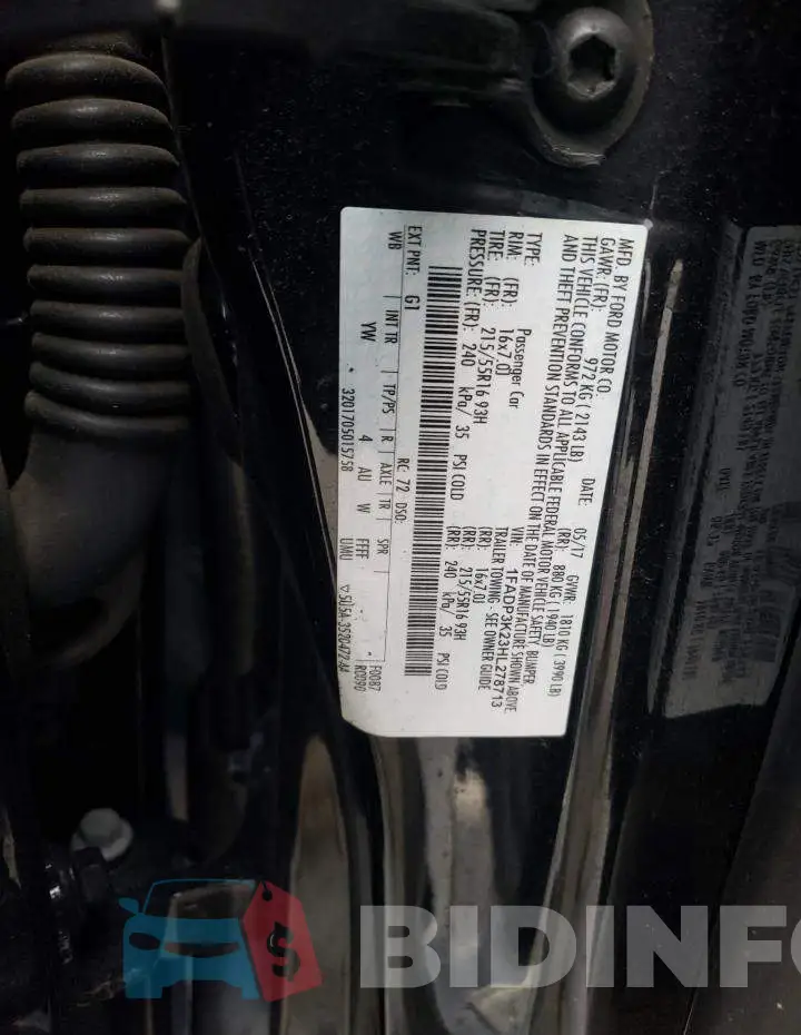 1FADP3K23HL278713 Photo# 10